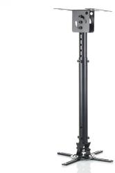 ART P-107B, 47-76 cm 15 kg Mennyezetre Szerelhető Fekete Projektor Konzol