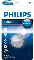 Philips GOMBELEM LÍTIUM 3.0V 1-BLISZTER (20.0 X 3.2) CR2032/01B (CR2032/01B) - scom