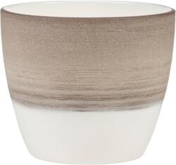 Scheurich Kaspó Kerámia 11cm Espresso-krém (950)