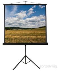 Funscreen PROJ-SCR Funscreen Tripod 1: 1 180cm×180cm hordozható 3 lábú állványos vetítővászon (FUN10.110.180.R)