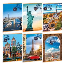 Ars Una Cities of the World kockás füzet - A4 - többféle (53123251)