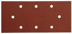 Extol PREMIUM csiszolópapír, tépőzáras, 93×190 mm, 8 lyukas klt, P60, 10db/cs, 407112/407113/407115-höz (242060)
