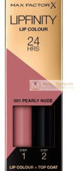 MAX Factor Lipfinity Ajkak Szín 01 Gyöngyház Nude, 4.2g