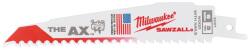 Milwaukee Pânze Heavy Duty AX pentru lucrări de demolare AX 150 mm lungime - 5 BUC (48005021)