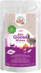 Farkaskonyha párolt menü macskáknak kitten bio liba 100g