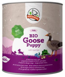 Farkaskonyha párolt menü kutyáknak puppy bio liba 800g
