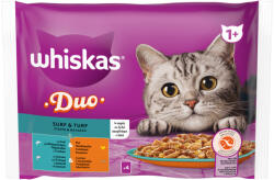 Whiskas macska tasak DUO MP halas&húsos válogatás 4x85g