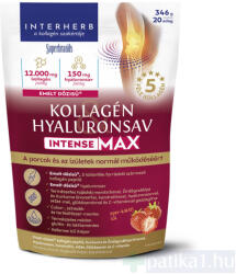 INTERHERB Intense MAX kollagén hyaluronsav italpor EPER 346 g
