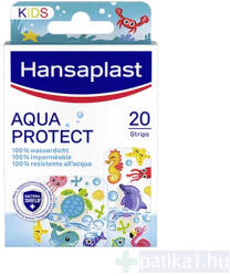 Hansaplast Aquaprotect Kids tapasz állatfigurás 20x vízálló