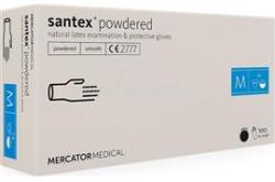 Mercator Medical Santex púderes M-es méret 100db/doboz latex kesztyű (KESZTYSANM) (KESZTYSANM)