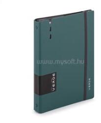 VERDE A5 4 gyűrűs 3x30 vegyes lappal zöld gyűrűs mappa (2-707) (2-707)