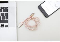 Kikkerland US142-RG-EU 1m-es rózsaszín Micro USB és iPhone kábel (US142-RG-EU) - bestbyte