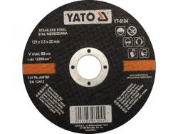 TOYA YATO 125 mm YT-6104 Disc de taiere