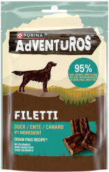 Adventuros 2x70g PURINA Adventuros Filetti kacsa étrend-kiegészítő eledel