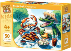 Art Puzzle Детски пъзел Art Puzzle от 50 XXL части - Забавен пикник (35320) - ozone