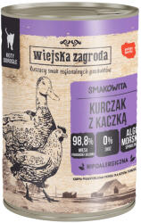 Wiejska Zagroda 24x400g Wiejska Zagroda Cat Csirke kacsával nedves macskatáp
