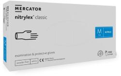 Mercator Medical nitrylex® classic white fehér orvosi púdermentes nitril kesztyű - M - Fehér