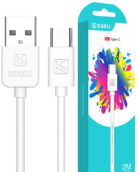KAKUSIGA KAKU töltő és adatkábel 2M - USB TYPE-C, 200 cm (KSC-332-C)