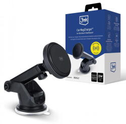 3mk Protection Incarcator Auto Wireless 3MK MagCharger, 15W, 1.67A, Negru (inc/3mk/ma/15/16/ne)