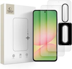 Tokgalaxis Üvegfólia Samsung Galaxy A36 5G kompatibilis - TECH-PROTECT Supreme - 2 db üvegfólia + 1db fekete keretes kamera védőkeret (TG-FD5906302362080)