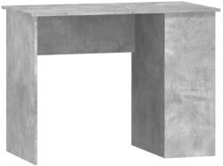 vidaXL Íróasztal, betonszürke, 100x55x75 cm, fa anyag (8720845736194)