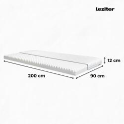 Leziter DreamX szivacs matrac 90x200x12 (LSZM-9012) - emag