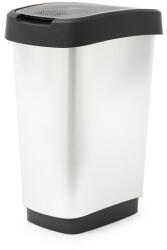 Rotho Twist Metalic Hulaldék Tároló 25 L - Ezüst