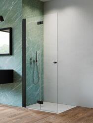 Radaway Nes Black KDD-B 80 cm balos Walk-in zuhanyfal, matt fekete 10024080-54-01L (10024080-54-01L)