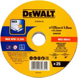 DEWALT Sada řezných kotoučů na nerez 125mm, 25 ks DT20594 (DT20594)