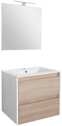 Leziter Porto Prime 60 komplett fehér-sonoma tölgy (POPR60FST) - homelux