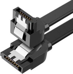 UGREEN US217 90 fokos SATA kábel 0, 5m fekete (024223) (024223)