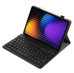 Gigapack Tok álló, bőr hatású (FLIP, bluetooth billentyűzet, asztali tartó, QWERTY, angol nyelvű) FEKETE GP-169156 (GP-169156)