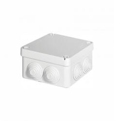Elettrocanali EC 491C4 110x110x60 kötődoboz gumibevezetővel FAST. IP55 UV álló halogénmentes (EC491C4)