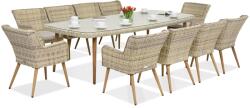 Garden Point Mobilier exclusiv de grădină cu masă mare Cordoba pentru 10 persoane Garden Point sand (GAP058SD-10)