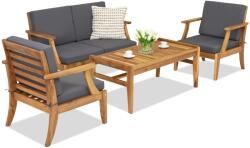 Garden Point Mobilier terasă din lemn Danang Coffee 4 Garden Point (GAP414-COF4)