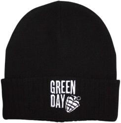 Green Day шапка Stacked Logo & Grenade Black (<![CDATA[GDBEAN06B]]>)