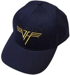 Van Halen Text & Yellow Logo Шапка с козирка Navy Blue (<![CDATA[VHCAP02N]]>)