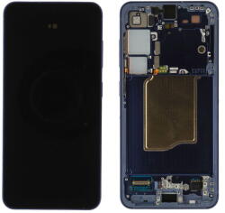 Samsung GH82-36329D-PA Gyári Samsung Galaxy S25 OLED kijelző érintővel Sötétkék kerettel, előlap (GH82-36329D-PA)