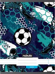 Nebulo Nebulo: Tűzött vonalas focilabda mintás füzet 81-32 A/4 (VO-XM-A4-12347742) - jatekshop