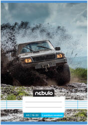 Nebulo Nebulo: Tűzött 2. osztályos off road terepjáró mintás vonalas füzet 16-32 A/5 (VO2-VM-A5-12346127)