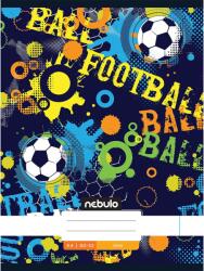 Nebulo Nebulo: Tűzött sima Football labda mintás füzet 80-32 A/4 (SI-XM-A4-12347988) - jatekshop