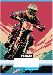 Nebulo Nebulo: Tűzött 2. osztályos cross motor mintás vonalas füzet 16-32 A/5 (VO2-VM-A5-12346110) - jatekshop