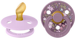 BIBS x LIBERTY Cumik anatomikus természetes kaucsukból Colour 2db - méret 1, Violet Sky / Mauve
