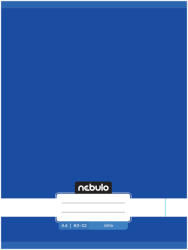 Nebulo Nebulo: Tűzött sima óceánkék színű füzet 80-32 A/4 (SI-MGM-2-A4-12348930) - jatekshop