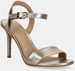 Lauren Ralph Lauren bőr szandál Gwen sárga, 802956289002 - arany Női 40