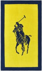 Ralph Lauren strand törölköző Polo Jacquard Iris Blue / Yellow 100 x 170 cm - többszínű Univerzális méret