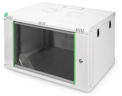ASSMANN Dynamic Basic 19" 7U 389x600x450mm üvegajtós szürke fali rack szekrény - ipkameradiszkont