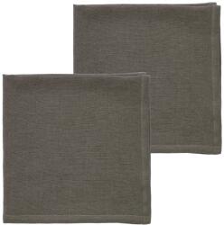 Södahl Két darab barna vászon szalvéta készlet Pure Linen 45 x 45 cm (SOD-27456)