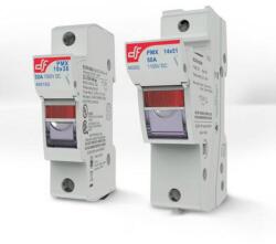 df Electric Hengeres biztosító aljzat, solar, PMX-PV 10X38, 2P, 1000V DC (485151) (485151)