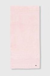 Lacoste pamut törölköző 50 x 100 cm - rózsaszín Univerzális méret